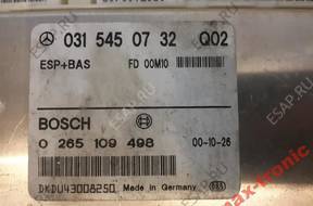 БЛОК УПРАВЛЕНИЯ ДВИГАТЕЛЕМ MERCEDES 0315450732 / 0265109498
