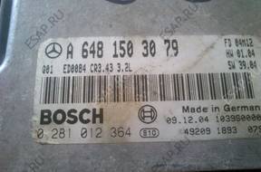 БЛОК УПРАВЛЕНИЯ ДВИГАТЕЛЕМ MERCEDES 3,2CDI CR3.43 0281012364 БЛОК УПРАВЛЕНИЯ ДВИГАТЕЛЕМ MERCEDES 3,2CDI CR3.43 0281012364