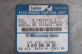 БЛОК УПРАВЛЕНИЯ   ДВИГАТЕЛЕМ MERCEDES A 0195459432