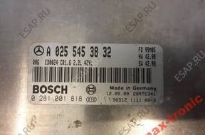 БЛОК УПРАВЛЕНИЯ ДВИГАТЕЛЕМ MERCEDES A0255453832 0281001818