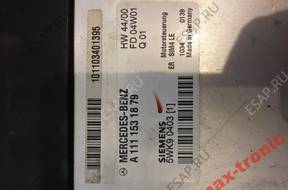 БЛОК УПРАВЛЕНИЯ ДВИГАТЕЛЕМ MERCEDES A1111531879 / 5WK90403