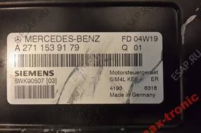 БЛОК УПРАВЛЕНИЯ ДВИГАТЕЛЕМ MERCEDES A2711539179 / 5WK90507