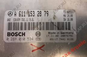 БЛОК УПРАВЛЕНИЯ ДВИГАТЕЛЕМ MERCEDES A6111532879 0281010534