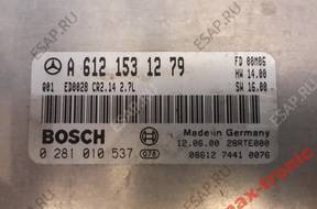 БЛОК УПРАВЛЕНИЯ ДВИГАТЕЛЕМ MERCEDES A6121531279 0281010537