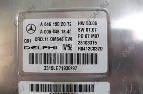 БЛОК УПРАВЛЕНИЯ   ДВИГАТЕЛЕМ MERCEDES A646