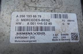 БЛОК УПРАВЛЕНИЯ ДВИГАТЕЛЕМ MERCEDES B W245 2.0 B --