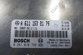 БЛОК УПРАВЛЕНИЯ ДВИГАТЕЛЕМ MERCEDES C KLASA  A6111538179