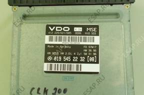 БЛОК УПРАВЛЕНИЯ ДВИГАТЕЛЕМ MERCEDES CLK W208 200 0195452232