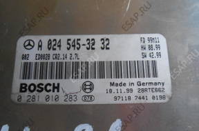 БЛОК УПРАВЛЕНИЯ ДВИГАТЕЛЕМ MERCEDES ML 2,7 CDI A0245453232 БЛОК УПРАВЛЕНИЯ ДВИГАТЕЛЕМ MERCEDES ML 2,7 CDI A0245453232