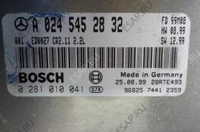 БЛОК УПРАВЛЕНИЯ ДВИГАТЕЛЕМ MERCEDES W210 2.2 CDI 0281010041