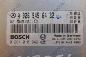 БЛОК УПРАВЛЕНИЯ ДВИГАТЕЛЕМ MERCEDES W210 2.2 CDI A0265456432