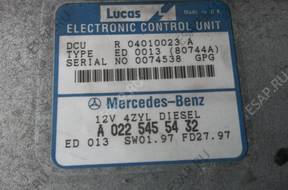 БЛОК УПРАВЛЕНИЯ ДВИГАТЕЛЕМ MERCEDES W210 2.2 ДИЗЕЛЬ