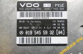 БЛОК УПРАВЛЕНИЯ ДВИГАТЕЛЕМ MERCEDES W210 2.3 230 0195455932