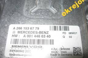БЛОК УПРАВЛЕНИЯ ДВИГАТЕЛЕМ mercedes w245 w169 A2661536779