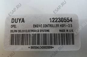 БЛОК УПРАВЛЕНИЯ   ДВИГАТЕЛЕМ MERIVA A 12230554 DUYA