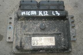 БЛОК УПРАВЛЕНИЯ  ДВИГАТЕЛЕМ  MICRA 1,2 B  K12 02-07
