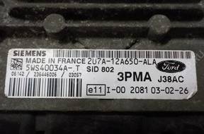 БЛОК УПРАВЛЕНИЯ ДВИГАТЕЛЕМ MK6 1.4 TDCI 2U7A-12A650-ALA