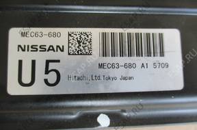 БЛОК УПРАВЛЕНИЯ   ДВИГАТЕЛЕМ MURANO Z50 MEC63-680 U5