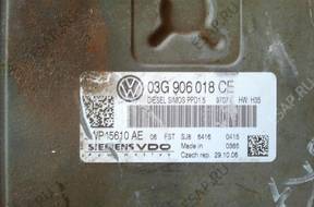 БЛОК УПРАВЛЕНИЯ ДВИГАТЕЛЕМ nr 03g 906 018 ce  03g906018ce