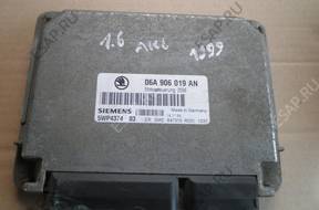 БЛОК УПРАВЛЕНИЯ ДВИГАТЕЛЕМ octavia 1,6 AKL 1999 06A906019AN