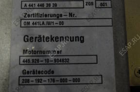 БЛОК УПРАВЛЕНИЯ ДВИГАТЕЛЕМ OM441LA Atego A0004460739 BOSCH