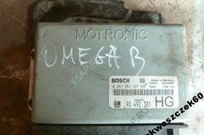 БЛОК УПРАВЛЕНИЯ ДВИГАТЕЛЕМ OMEGA B 0261203587 90492381 HG