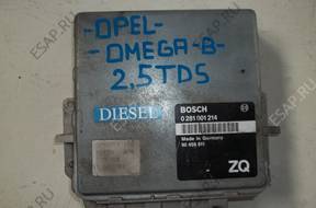БЛОК УПРАВЛЕНИЯ ДВИГАТЕЛЕМ OMEGA B 2.5 TDS 0281001214 ZQ