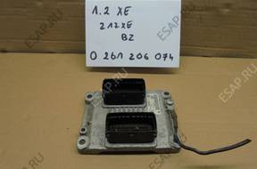 БЛОК УПРАВЛЕНИЯ   ДВИГАТЕЛЕМ OPEL 0261206074 1.2 XE