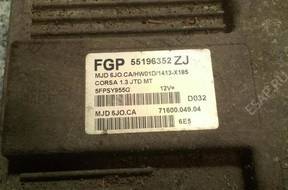 БЛОК УПРАВЛЕНИЯ ДВИГАТЕЛЕМ Opel 1,3CDTI 55196352 ZJ