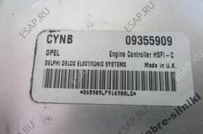 БЛОК УПРАВЛЕНИЯ ДВИГАТЕЛЕМ OPEL 1.4 16V X14XE 09355909 CYNB