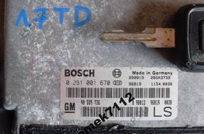 БЛОК УПРАВЛЕНИЯ ДВИГАТЕЛЕМ OPEL 1.7 DTL BOSCH 0281001670