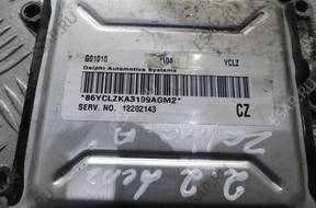 БЛОК УПРАВЛЕНИЯ   ДВИГАТЕЛЕМ OPEL 2,2 16V  G01010