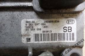 БЛОК УПРАВЛЕНИЯ   ДВИГАТЕЛЕМ OPEL 55350550
