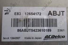 БЛОК УПРАВЛЕНИЯ ДВИГАТЕЛЕМ OPEL ADAM 12654172 ABJT