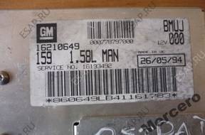 БЛОК УПРАВЛЕНИЯ ДВИГАТЕЛЕМ OPEL ASTRA I 16210649 BMUJJ