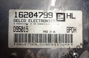 БЛОК УПРАВЛЕНИЯ ДВИГАТЕЛЕМ OPEL ASTRA I F 1.4 B 16204799HL