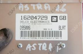 БЛОК УПРАВЛЕНИЯ ДВИГАТЕЛЕМ OPEL ASTRA I F 1.6 16204729