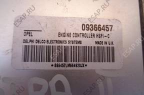 БЛОК УПРАВЛЕНИЯ ДВИГАТЕЛЕМ OPEL ASTRA II 1.4B 09366457
