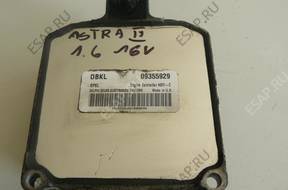 БЛОК УПРАВЛЕНИЯ ДВИГАТЕЛЕМ OPEL ASTRA II 1.6 16V 09355929