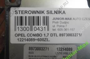 БЛОК УПРАВЛЕНИЯ ДВИГАТЕЛЕМ OPEL COMBO 1,7DTL 12214089