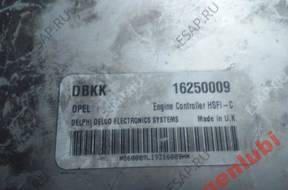 БЛОК УПРАВЛЕНИЯ   ДВИГАТЕЛЕМ OPEL DBKK 16250009