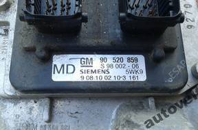 БЛОК УПРАВЛЕНИЯ   ДВИГАТЕЛЕМ OPEL GM 90520859 Siemen