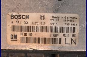 БЛОК УПРАВЛЕНИЯ ДВИГАТЕЛЕМ OPEL OMEGA B 2.0 0281001635