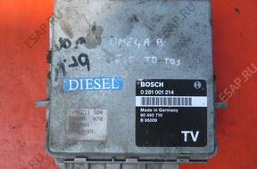 БЛОК УПРАВЛЕНИЯ ДВИГАТЕЛЕМ OPEL OMEGA B 2.5 TDS 0281001214