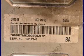 БЛОК УПРАВЛЕНИЯ ДВИГАТЕЛЕМ OPEL VECTRA 2.2 DKTM 09391263