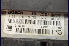 БЛОК УПРАВЛЕНИЯ ДВИГАТЕЛЕМ OPEL VECTRA 2.2 DTI 0281010271