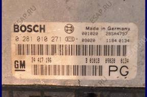 БЛОК УПРАВЛЕНИЯ ДВИГАТЕЛЕМ OPEL VECTRA 2.2 DTI 0281010271