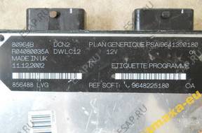БЛОК УПРАВЛЕНИЯ ДВИГАТЕЛЕМ PARTNER 1.9 D 1.9D 9641390180 2003 год
