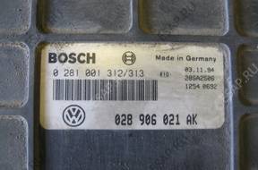 БЛОК УПРАВЛЕНИЯ ДВИГАТЕЛЕМ Passat B4 1.9TDI 0281001312 / 313