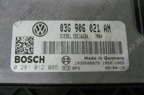 БЛОК УПРАВЛЕНИЯ ДВИГАТЕЛЕМ  Passat B6  03G906021AN